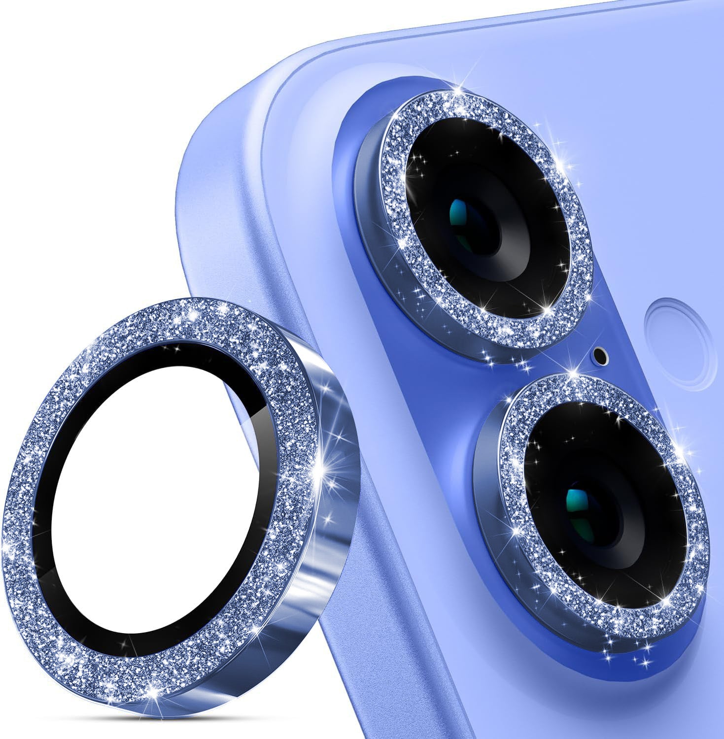 iPhone 16 Sparkling Diamond-Inspired Cell Phone Lens Protectors